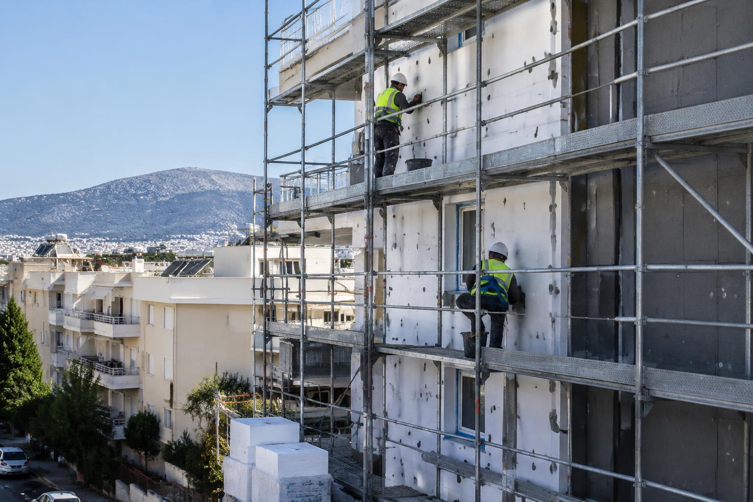 Θερμοπρόσοψη πολυκατοικίας: οφέλη και διαδικασία